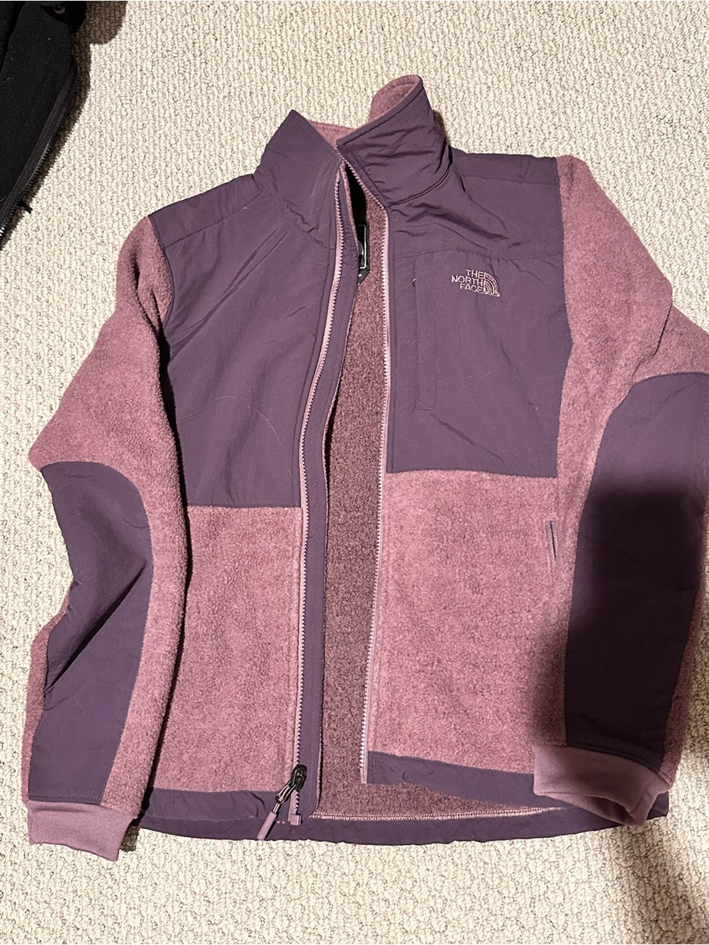 The North Face Women's Mauve/Purple Fleece Utility Jacket